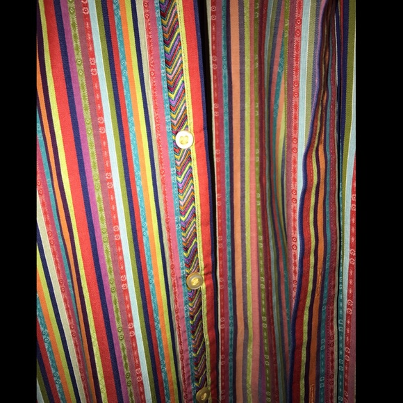 Robert Graham Shirt Mens Button Down Size L - Picture 6 of 8